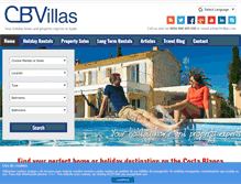 Tablet Screenshot of cbvillas.com